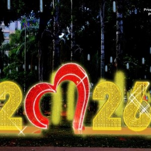 Chegada do Papai Noel e iluminação são adiadas pela chuva; programação musical é mantida